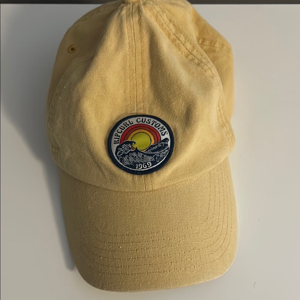 Rip Curl Light Yellow Cap with Logo